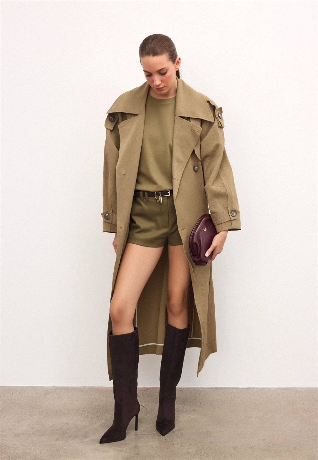 Kazar MAYLIE - High Heel Stiefel - brown nb/braun