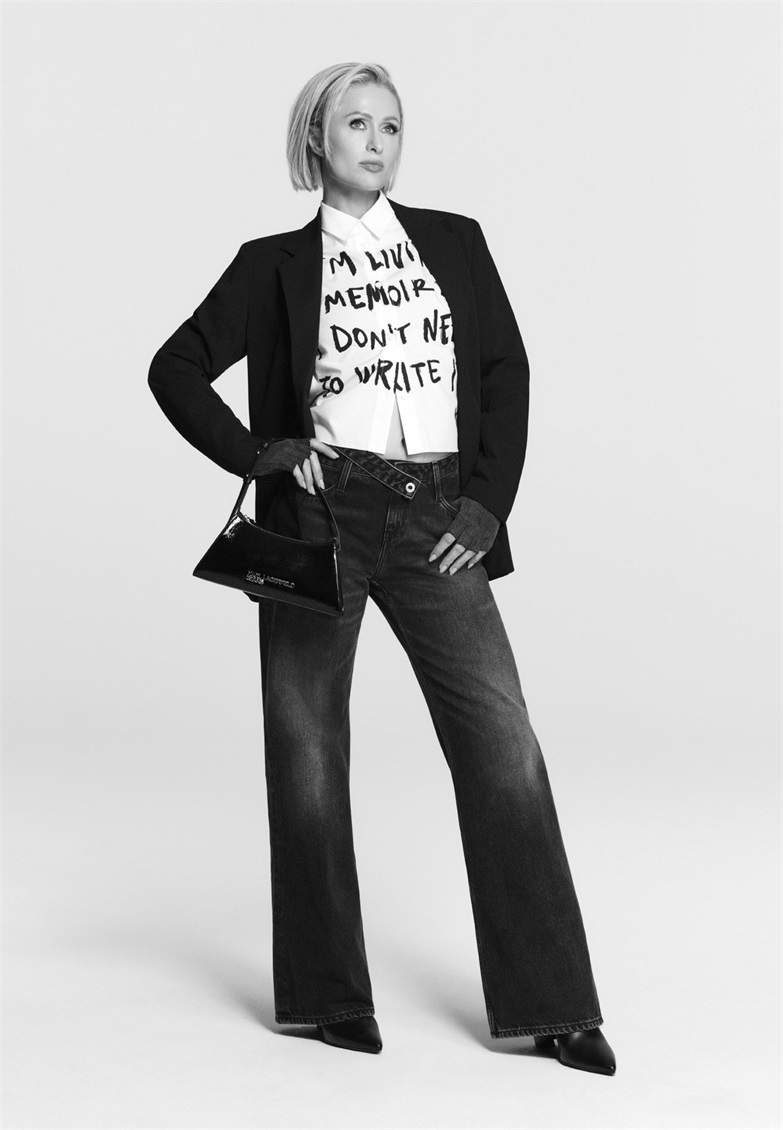 Karl Lagerfeld Jeans KARL QUOTE SHIRT - Hemdbluse - white/weiß