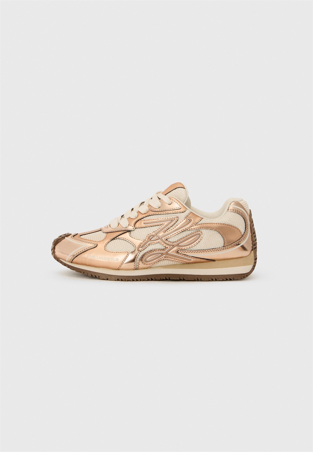 KARL LAGERFELD VELOCETTE - Sneaker low - rose gold-coloured/roségoldfarben