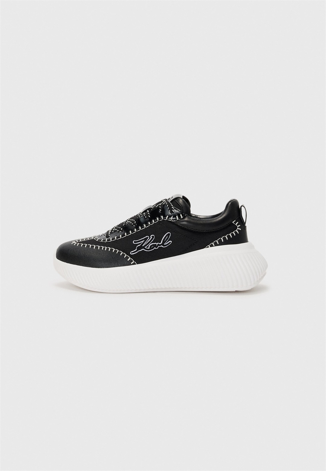 KARL LAGERFELD KREEPER SIGNIA - Sneaker low - black/schwarz