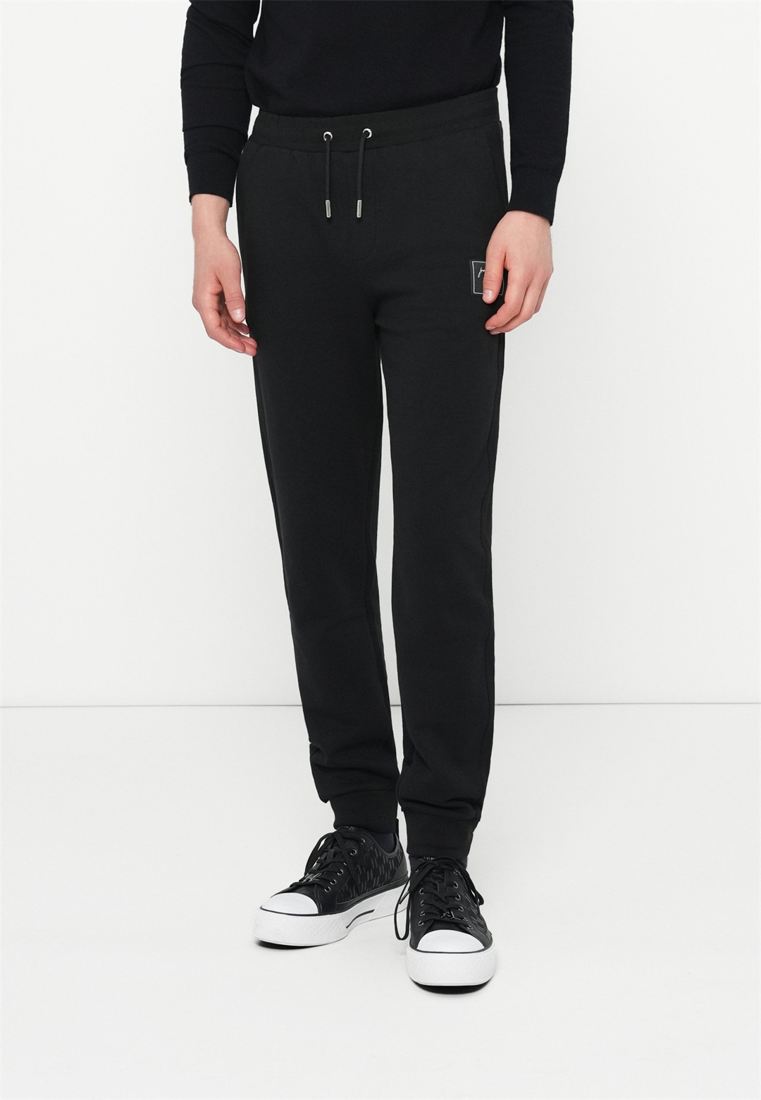 KARL LAGERFELD PANTS - Jogginghose - black/schwarz