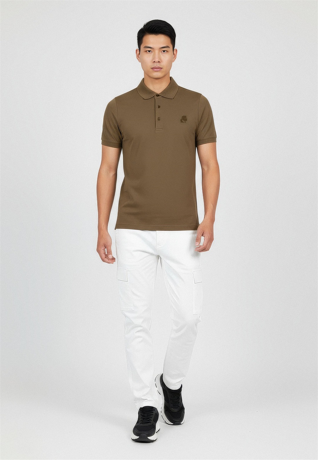 KARL LAGERFELD BEKLEIDUNG - T-Shirt basic - camel/braun