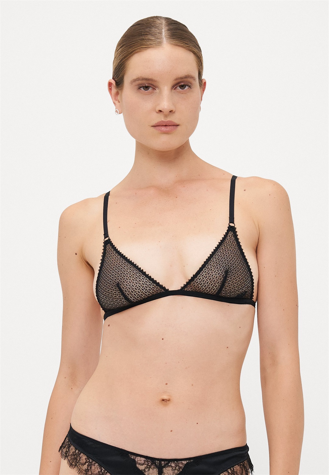 KIKI DE MONTPARNASSE SOFT BRA - Sport-BH mit leichter Stützkraft - black/schwarz