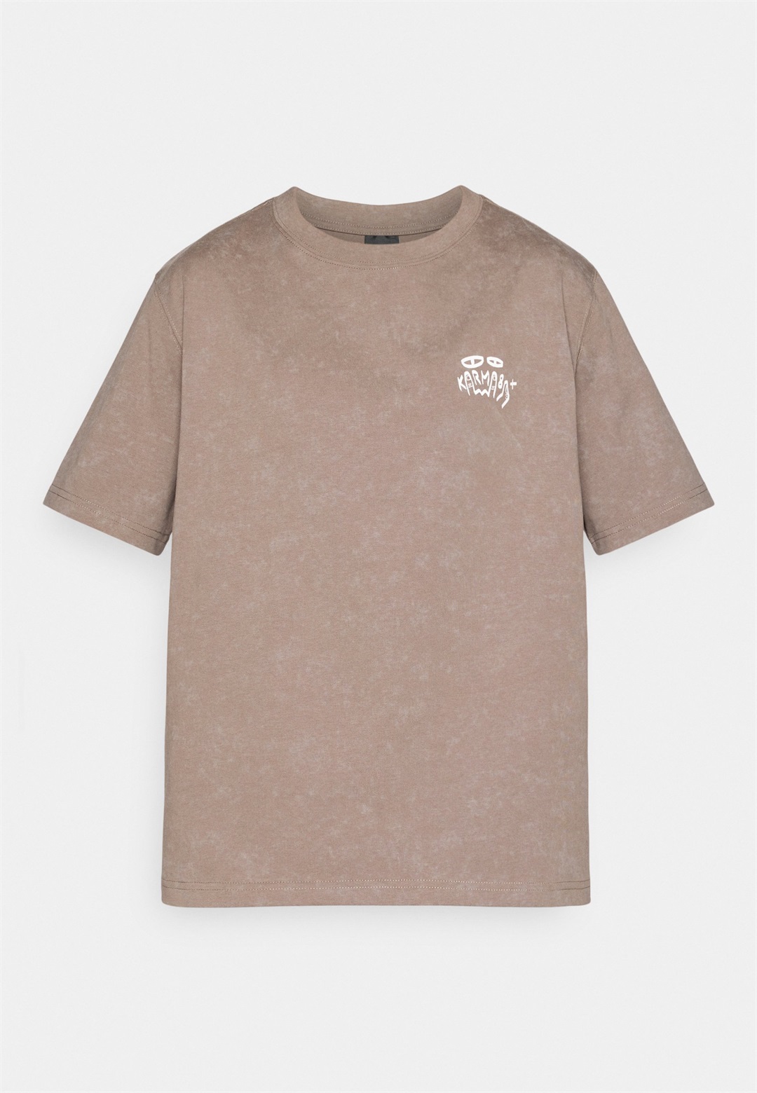 Karma8a GRADE CHANGED TEE - T-Shirt print - brown/braun