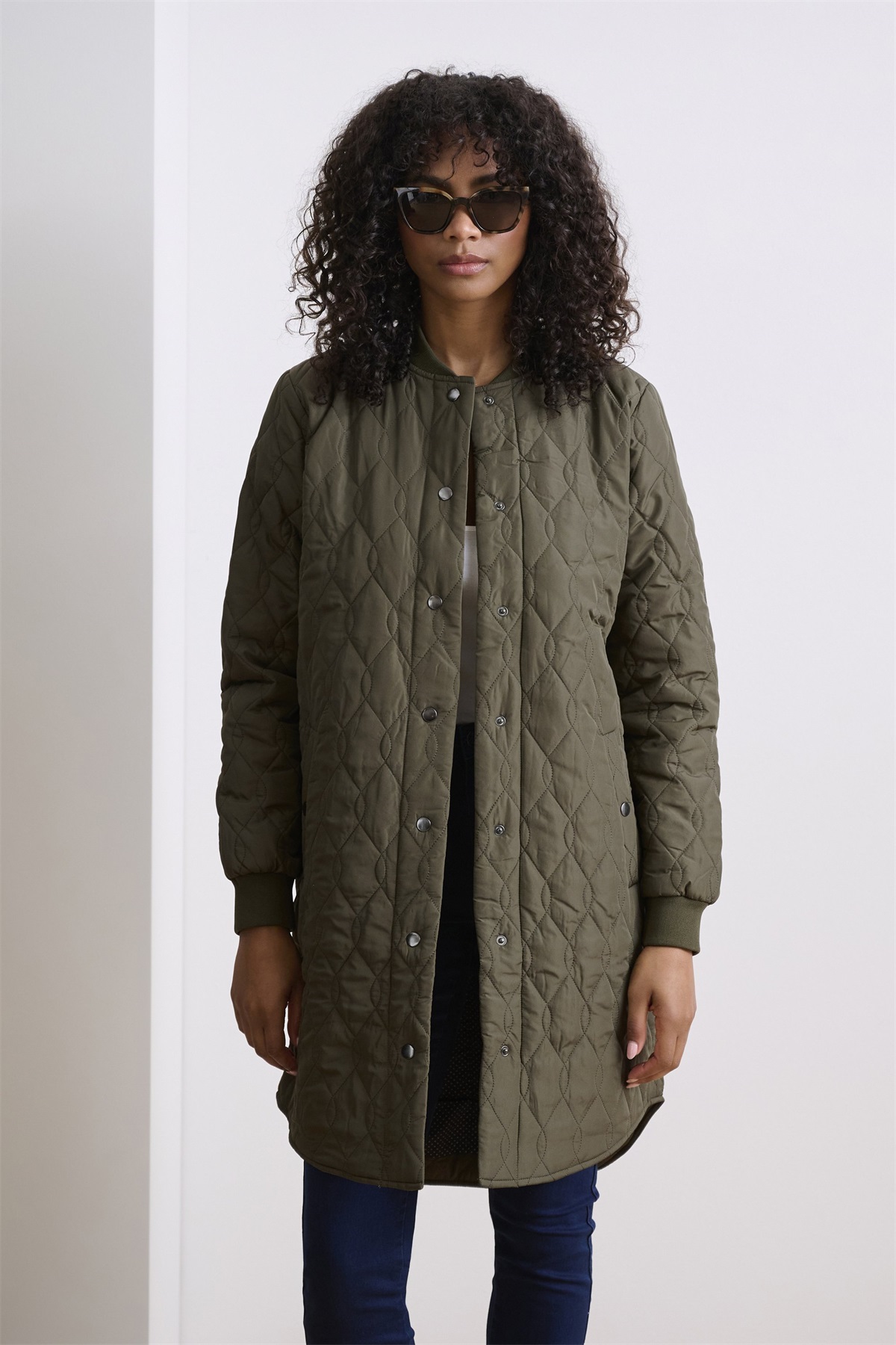 Kaffe KASHALLY - Übergangsjacke - grape leaf/dunkelgrün