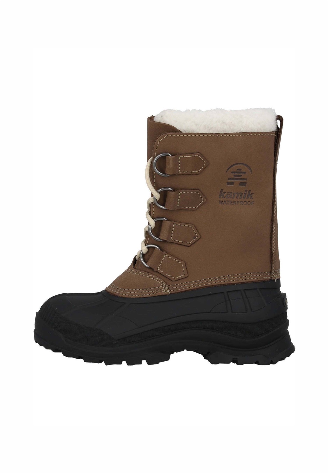 Kamik ALBORG - Snowboot/Winterstiefel - fossil/braun