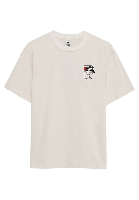 Kaotiko T-Shirt print - ivory/offwhite