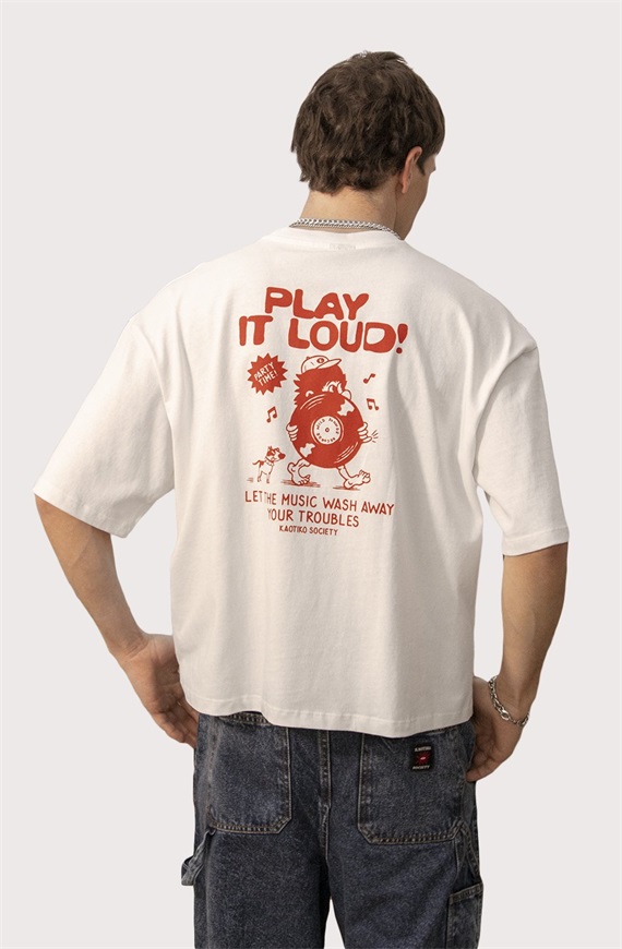 Kaotiko UNISEX - T-Shirt print - white/offwhite