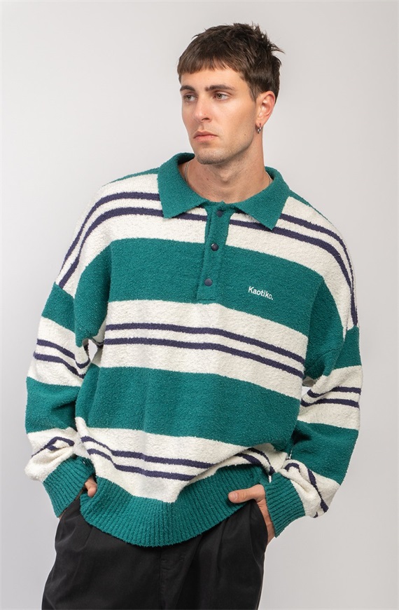 Kaotiko UNISEX - Strickpullover - green/navy/grün