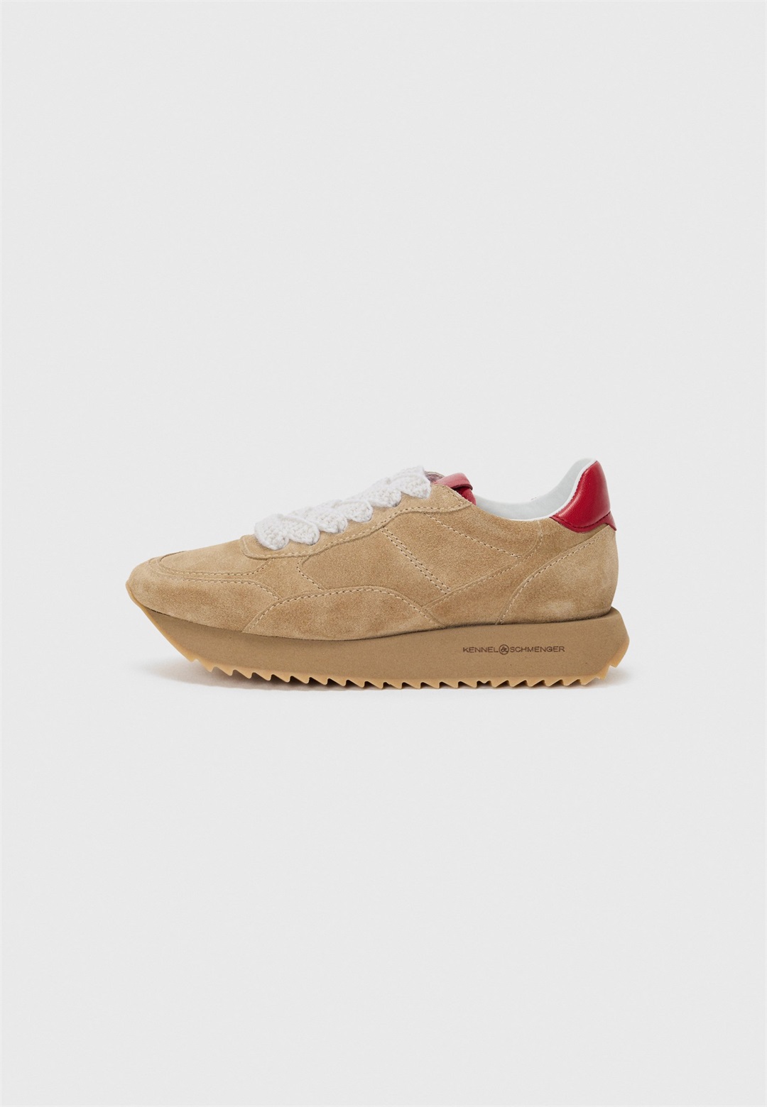 Kennel + Schmenger FLASH - Sneaker low - nuts/bianco/rosso/cognac