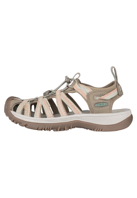 Keen WHISPER - Trekkingsandale - taupe/coral/braun