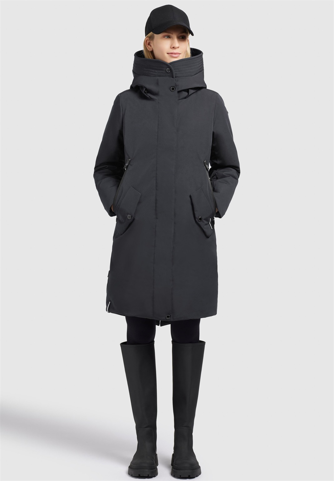 khujo CHARLYN - Wintermantel - dunkelgrau