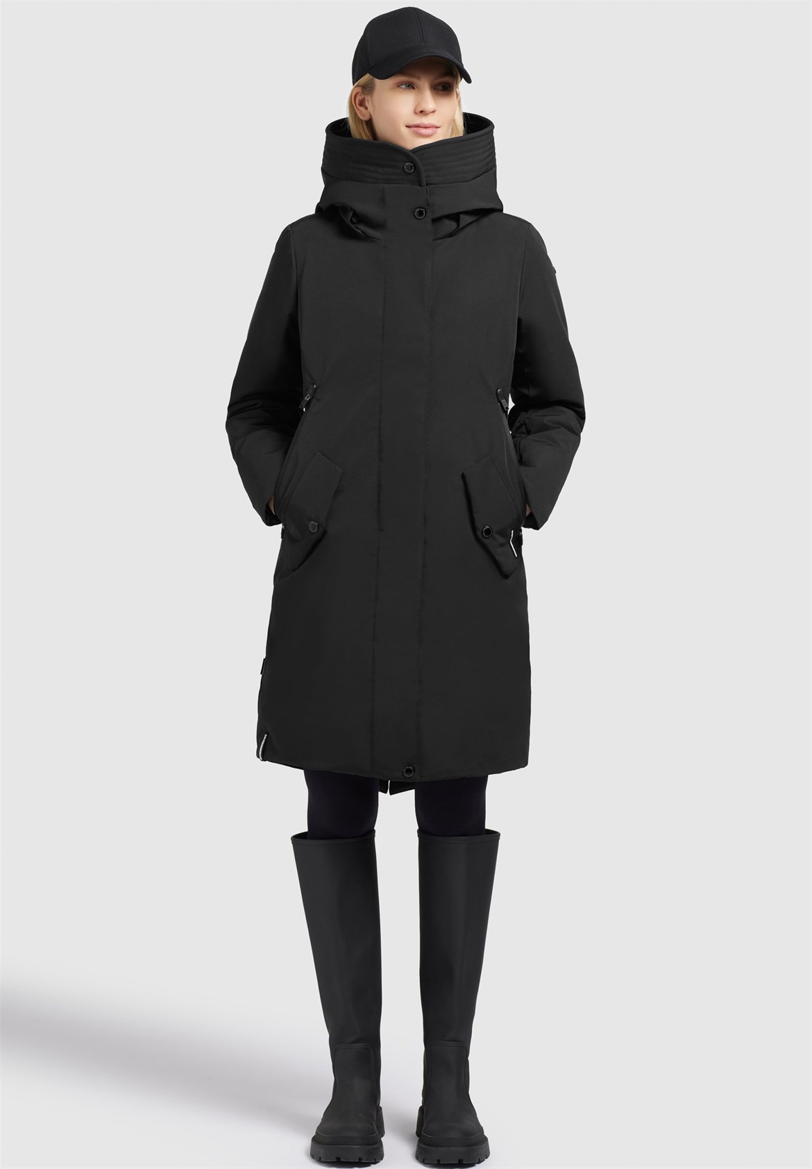 khujo CHARLYN - Wintermantel - schwarz