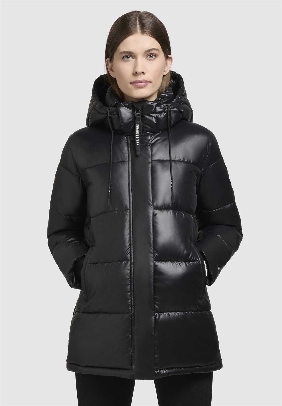 khujo WORD3 SATIN - Wintermantel - schwarz