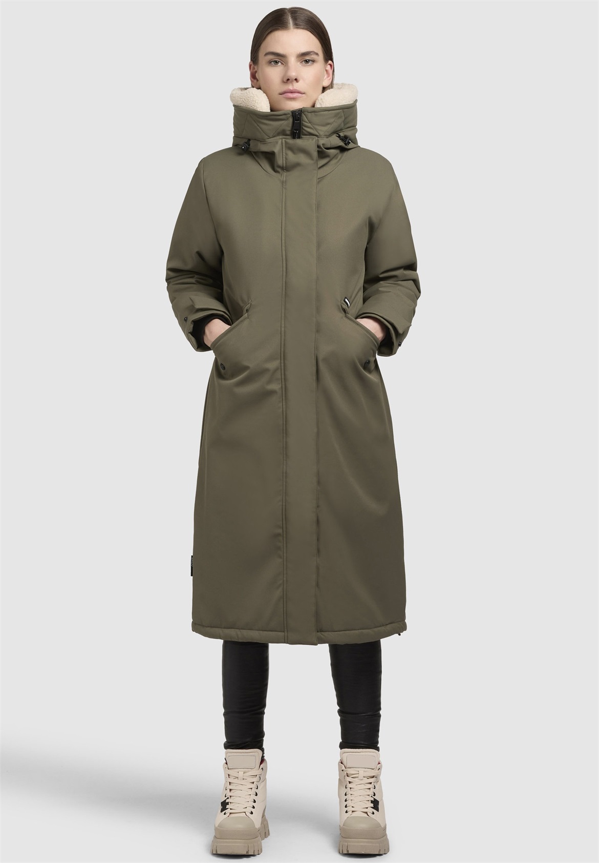 khujo AGNETA - Wintermantel - helloliv/oliv