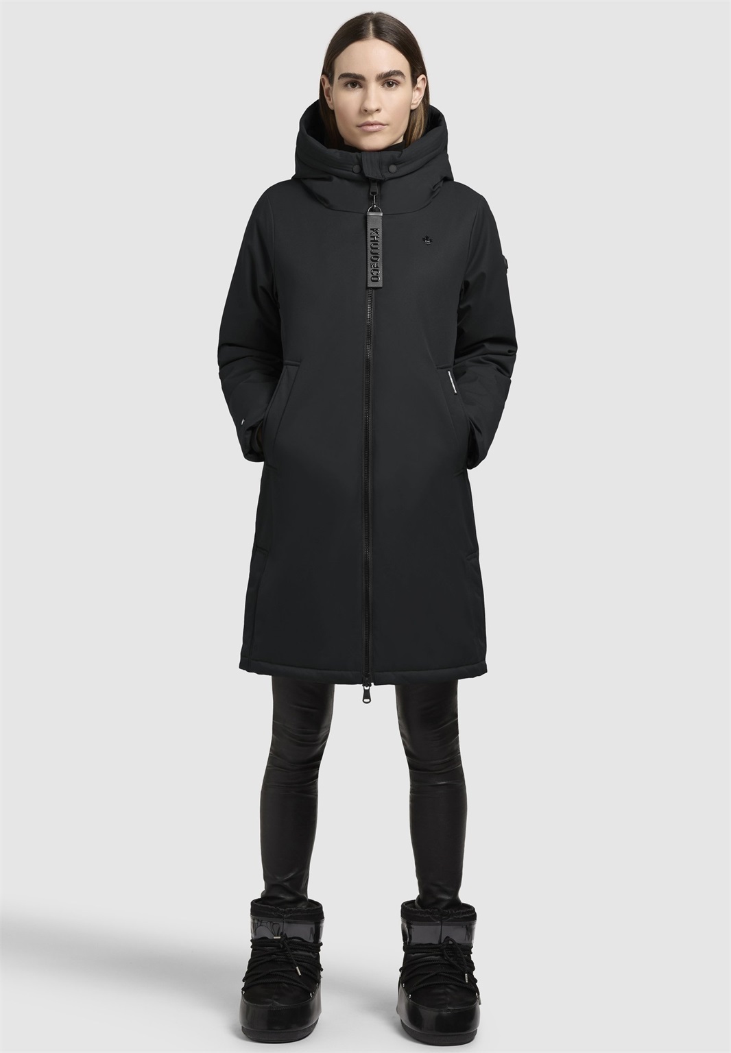 khujo YAAK3 - Wintermantel - schwarz