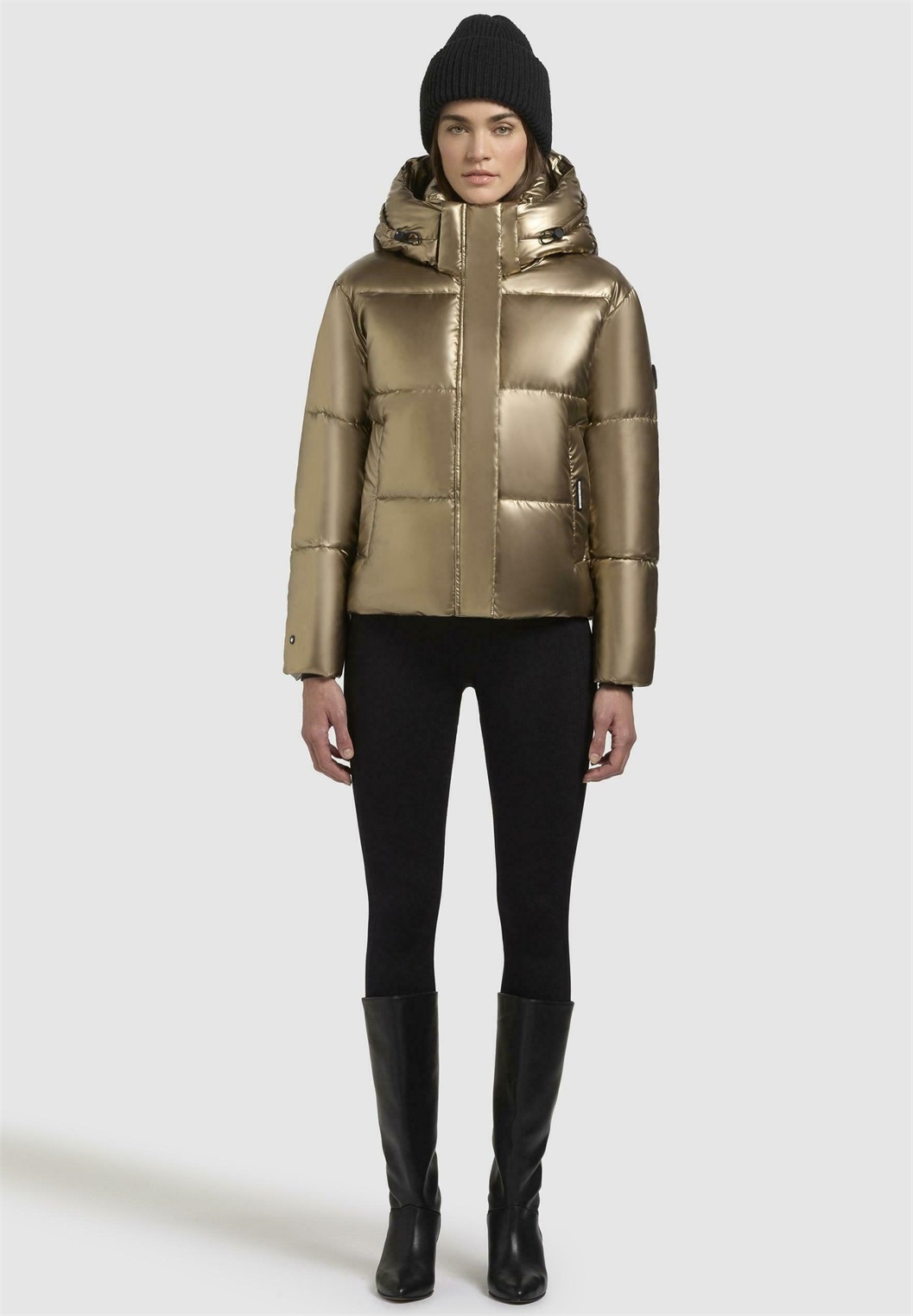 khujo DEVINA SHINY-YM - Winterjacke - gold/goldfarben