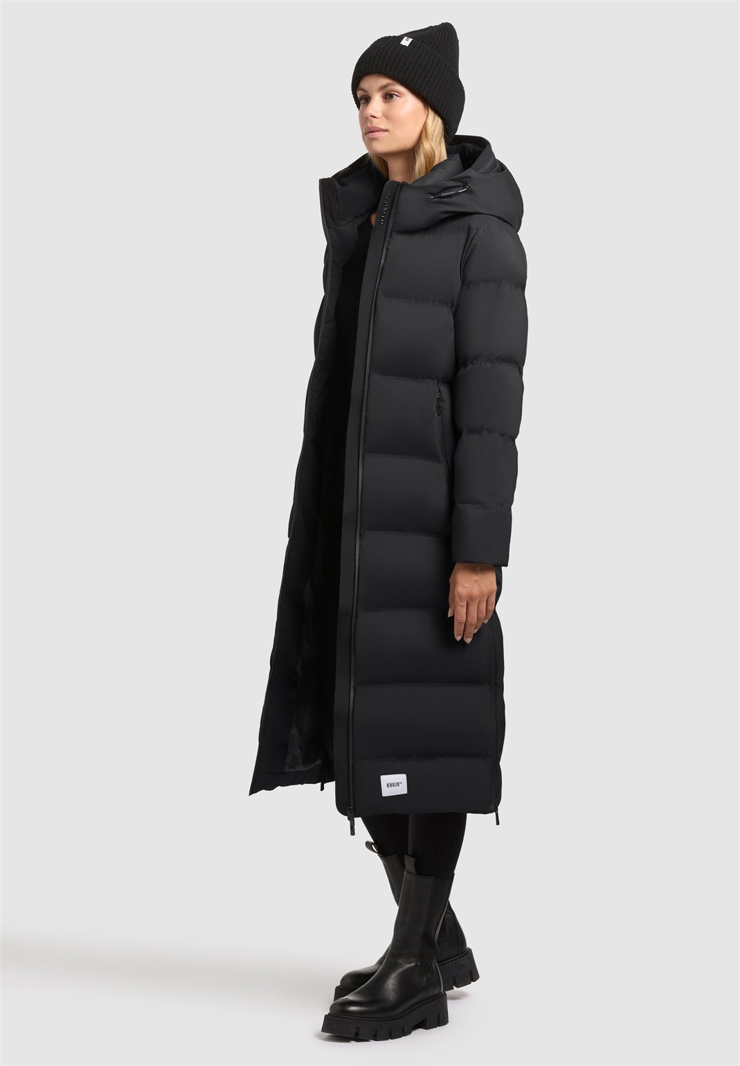 khujo LAREA3 - Wintermantel - black/schwarz