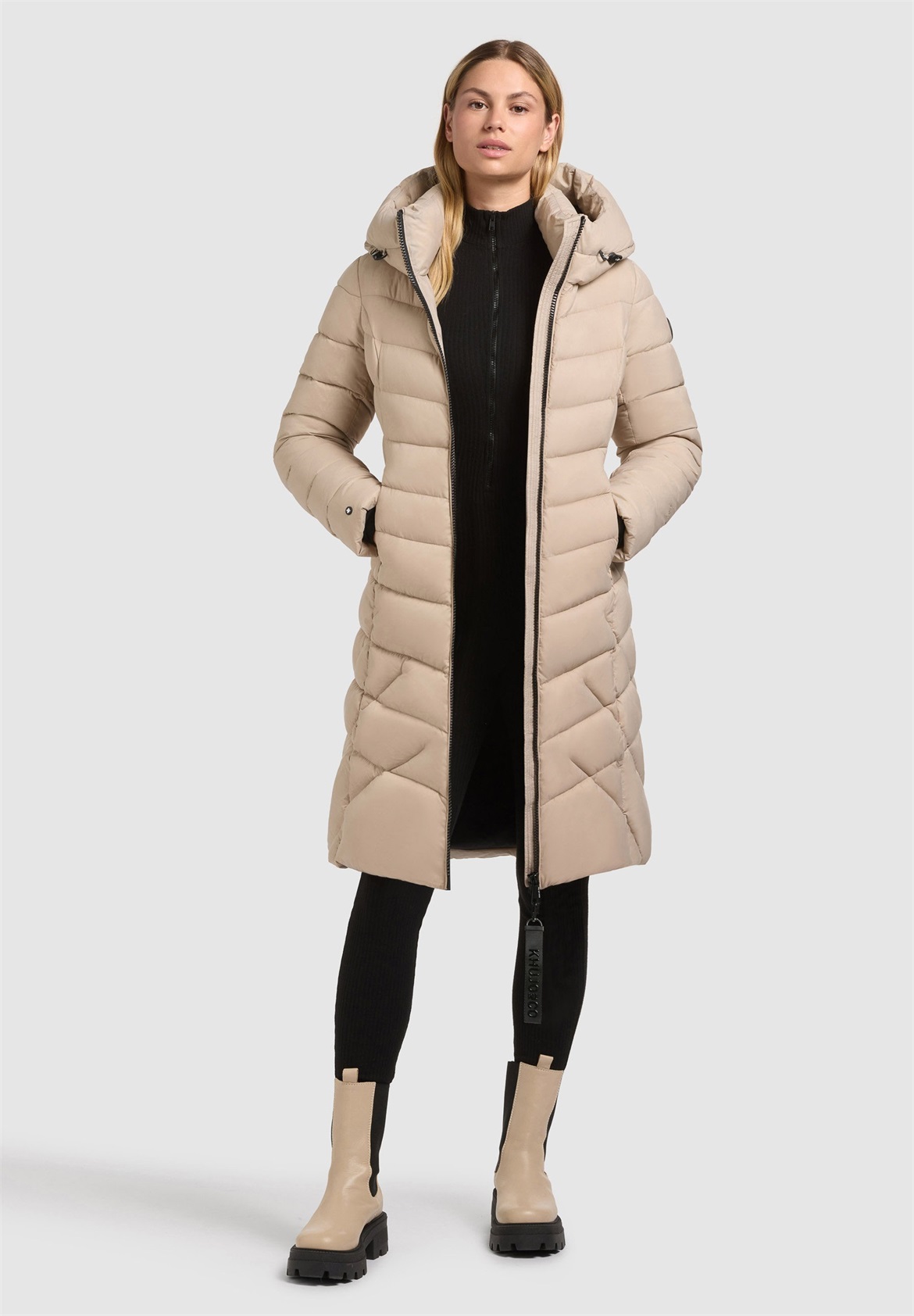 khujo ODANA3 - Wintermantel - beige