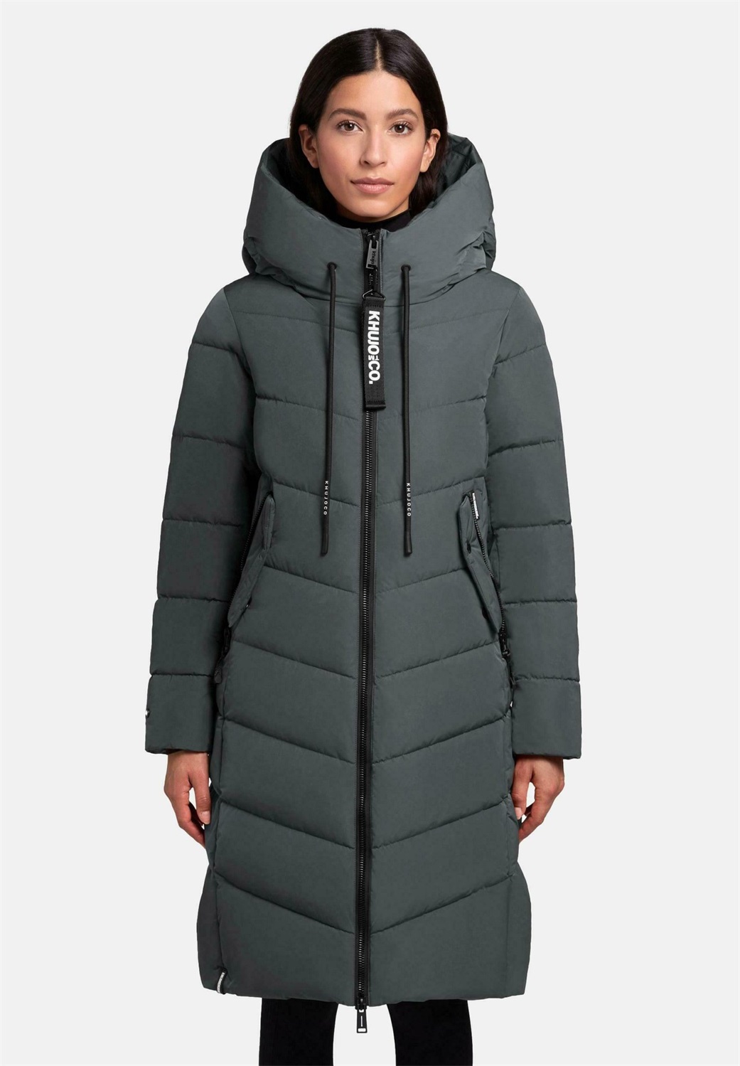 khujo STEPP MIKIA - Wintermantel - foam green/grün