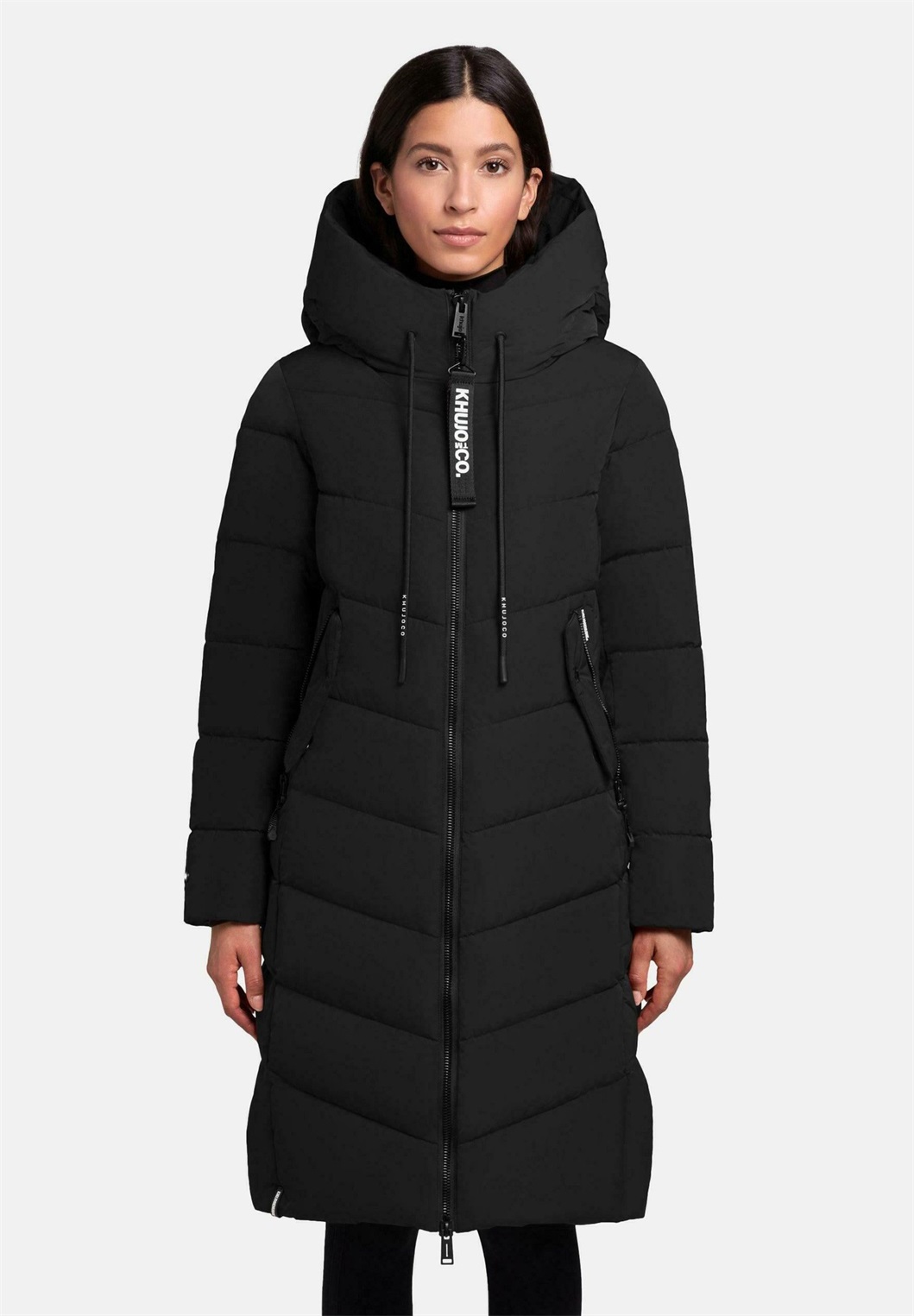 khujo STEPP MIKIA - Wintermantel - black/schwarz