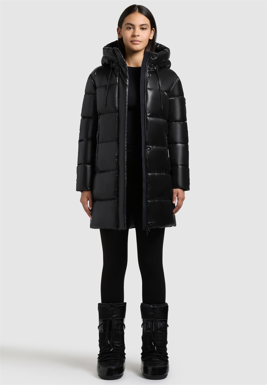 khujo JANOU - Wintermantel - black/schwarz