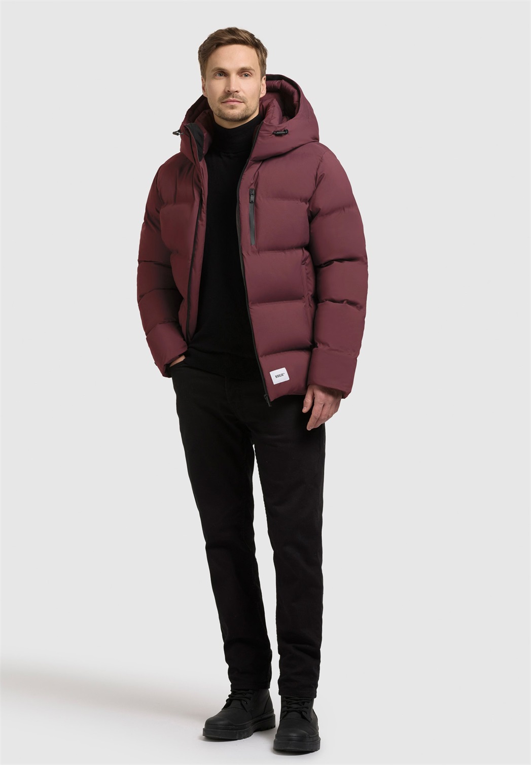 khujo SILAS3 - Winterjacke - moscato red/dunkelrot