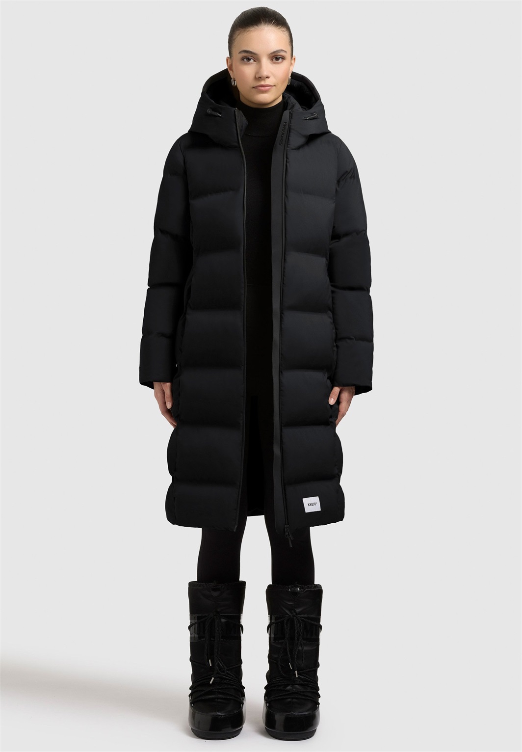 khujo FINNIE3 - Wintermantel - black/schwarz