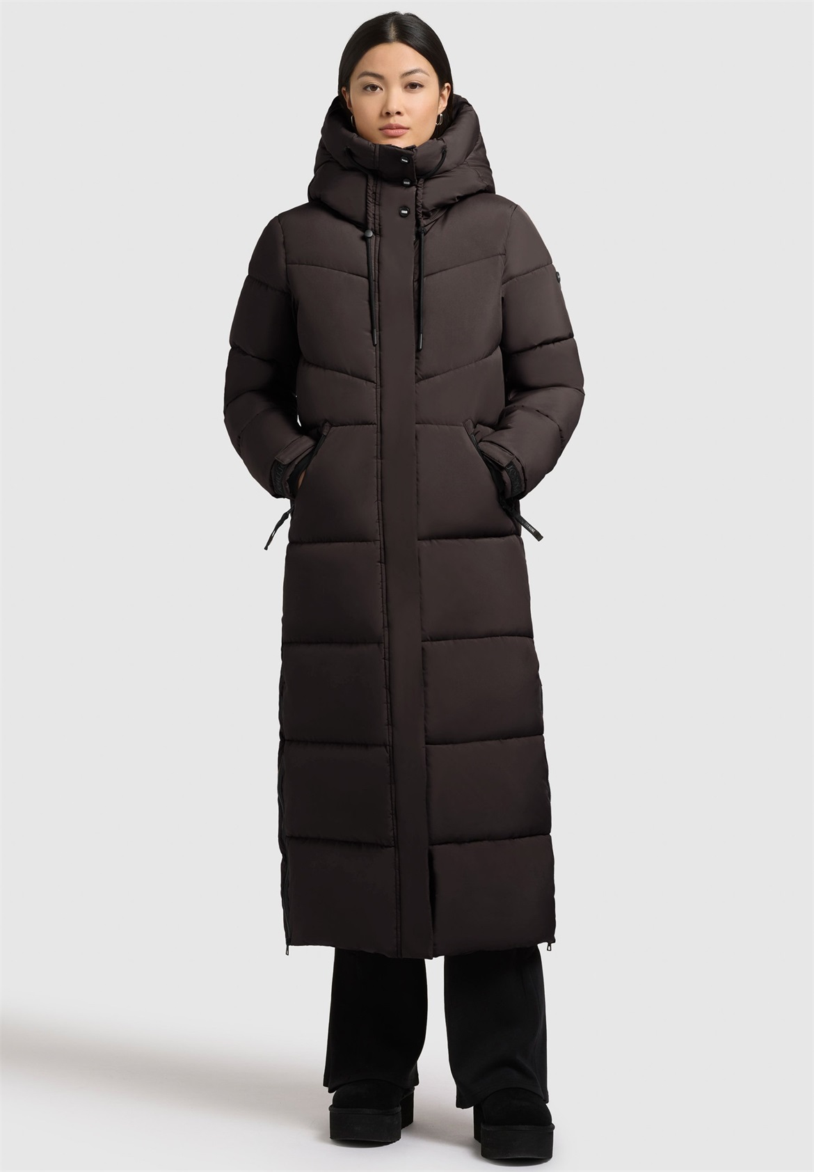 khujo SHIMANTA5 - Wintermantel - moody plum/dunkellila