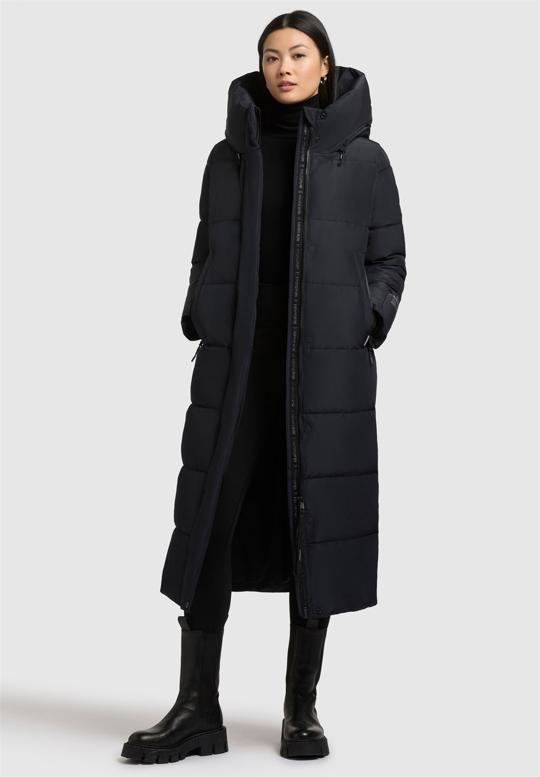 khujo SOULANI5 MATT - Wintermantel - port blue/dunkelblau