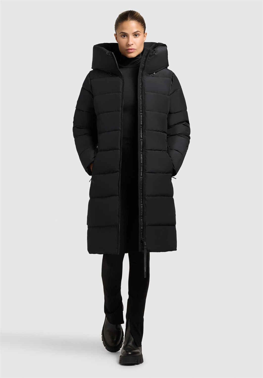 khujo JILIAS6 MATT - Wintermantel - black/schwarz