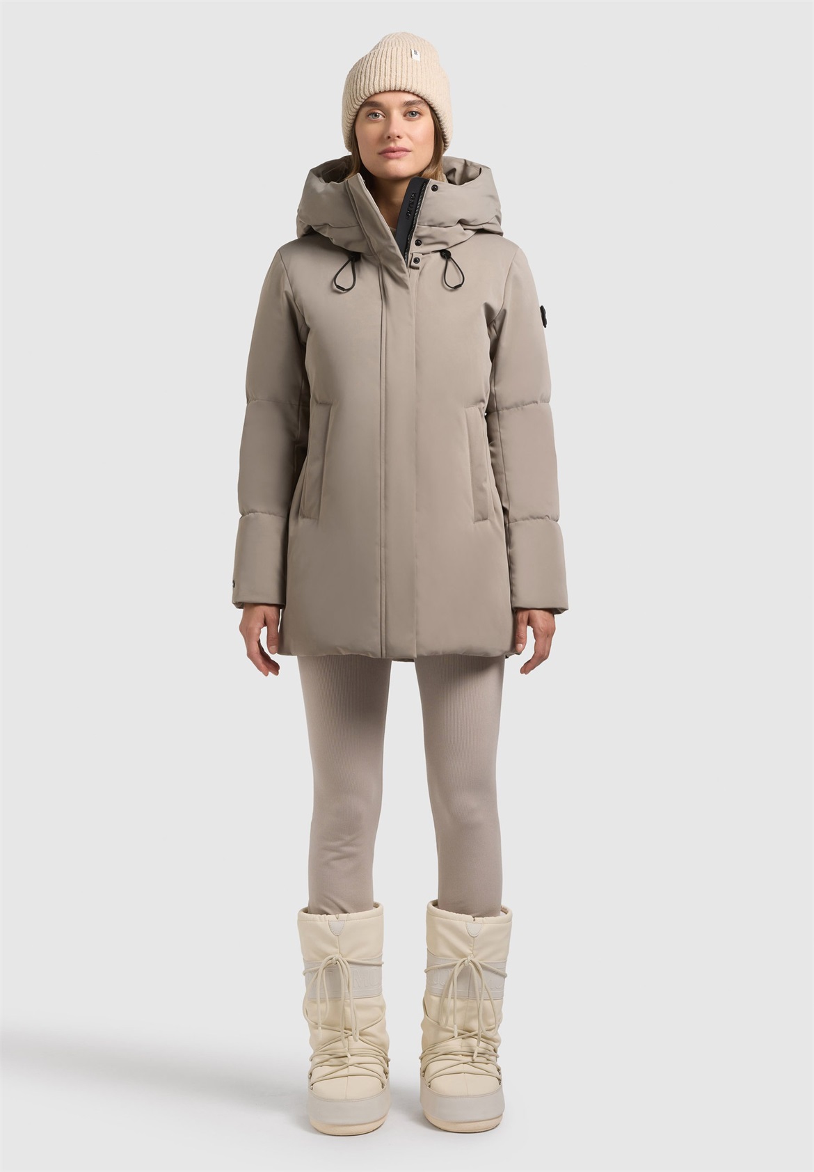 khujo ALLAP - Wintermantel - greige/beige