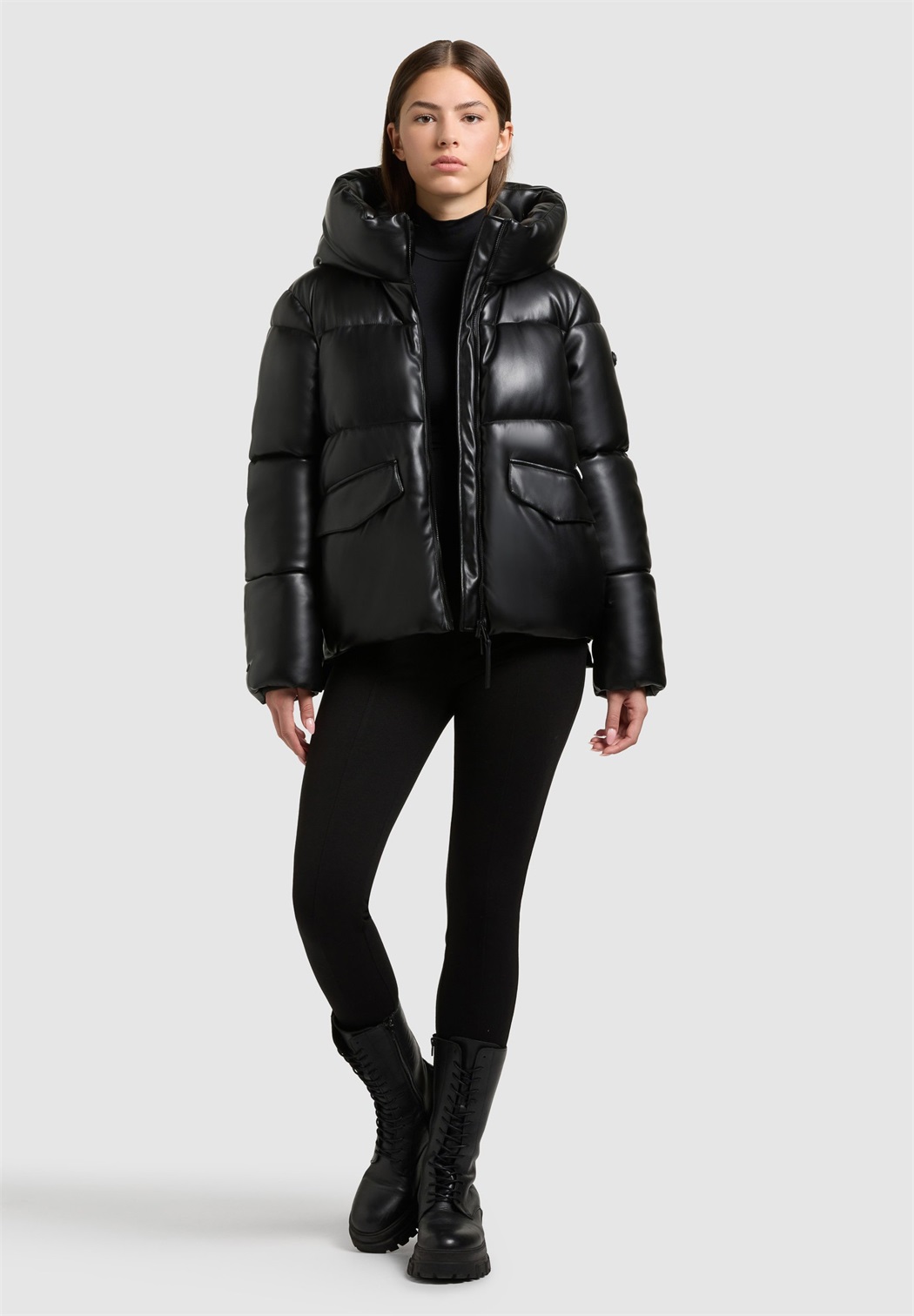 khujo AURORA - Winterjacke - black/schwarz