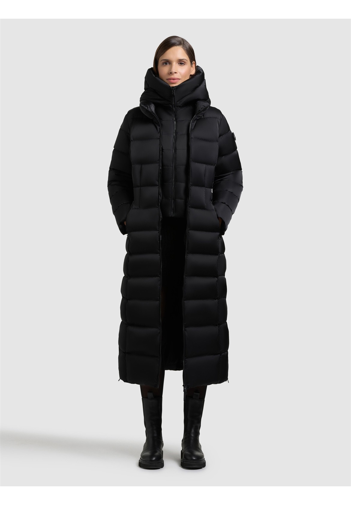 khujo GINSA - Wintermantel - black/schwarz