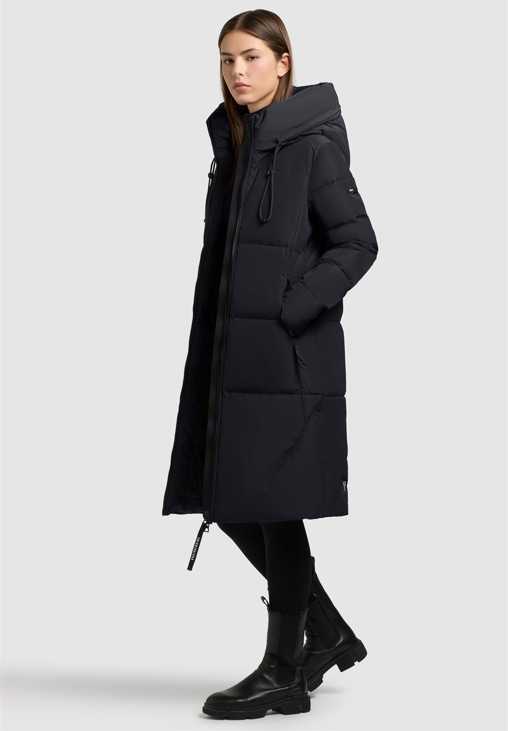 khujo JASMINE - Wintermantel - port blue/dunkelblau