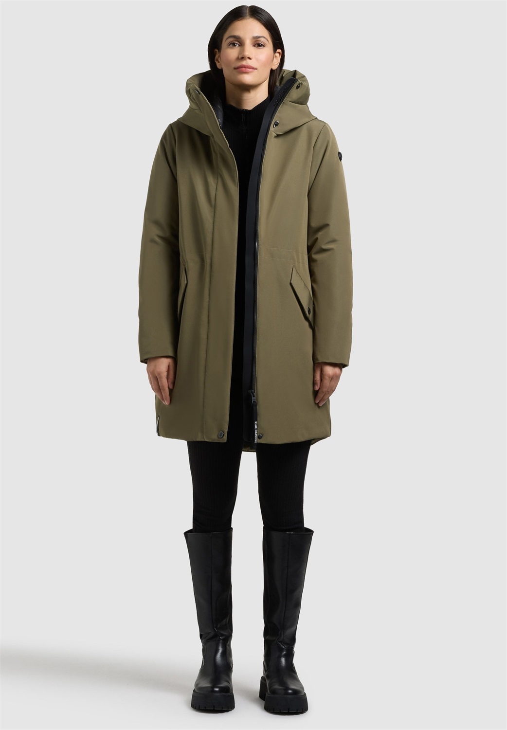 khujo DIANCE - Parka - scrub green/khaki