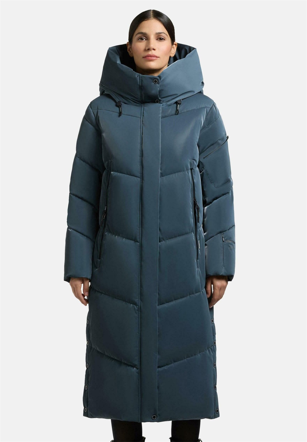 khujo PULSET SHINY - Wintermantel - dim blue/blau