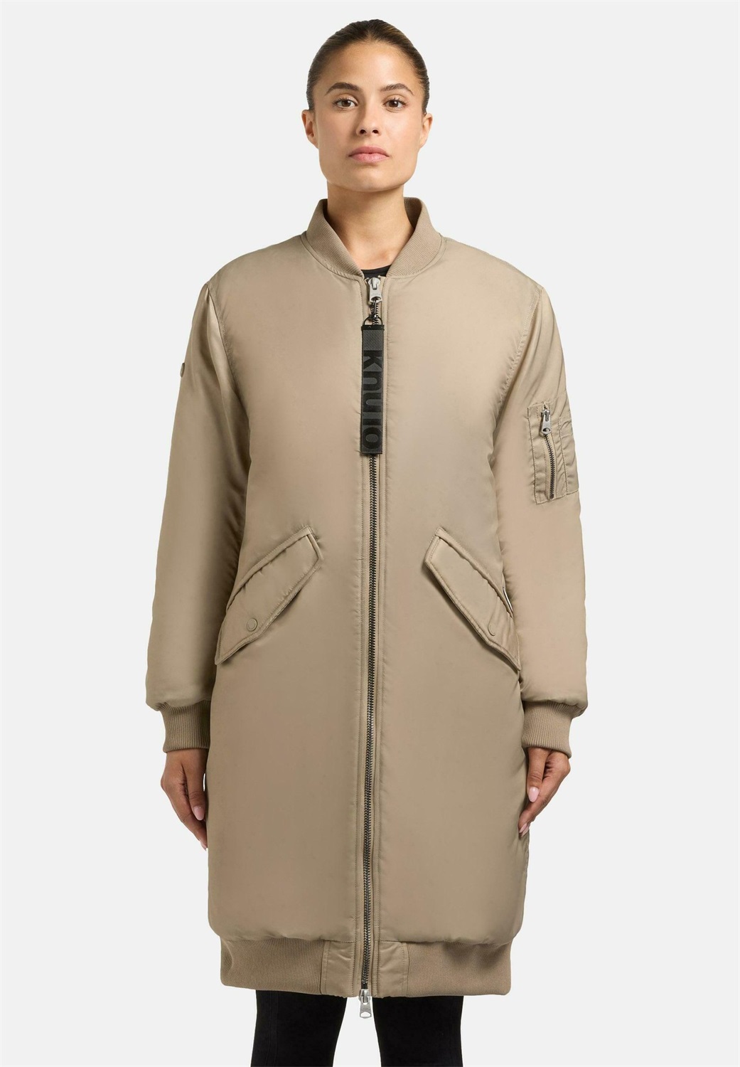 khujo LULU - Wintermantel - bomber beige/beige