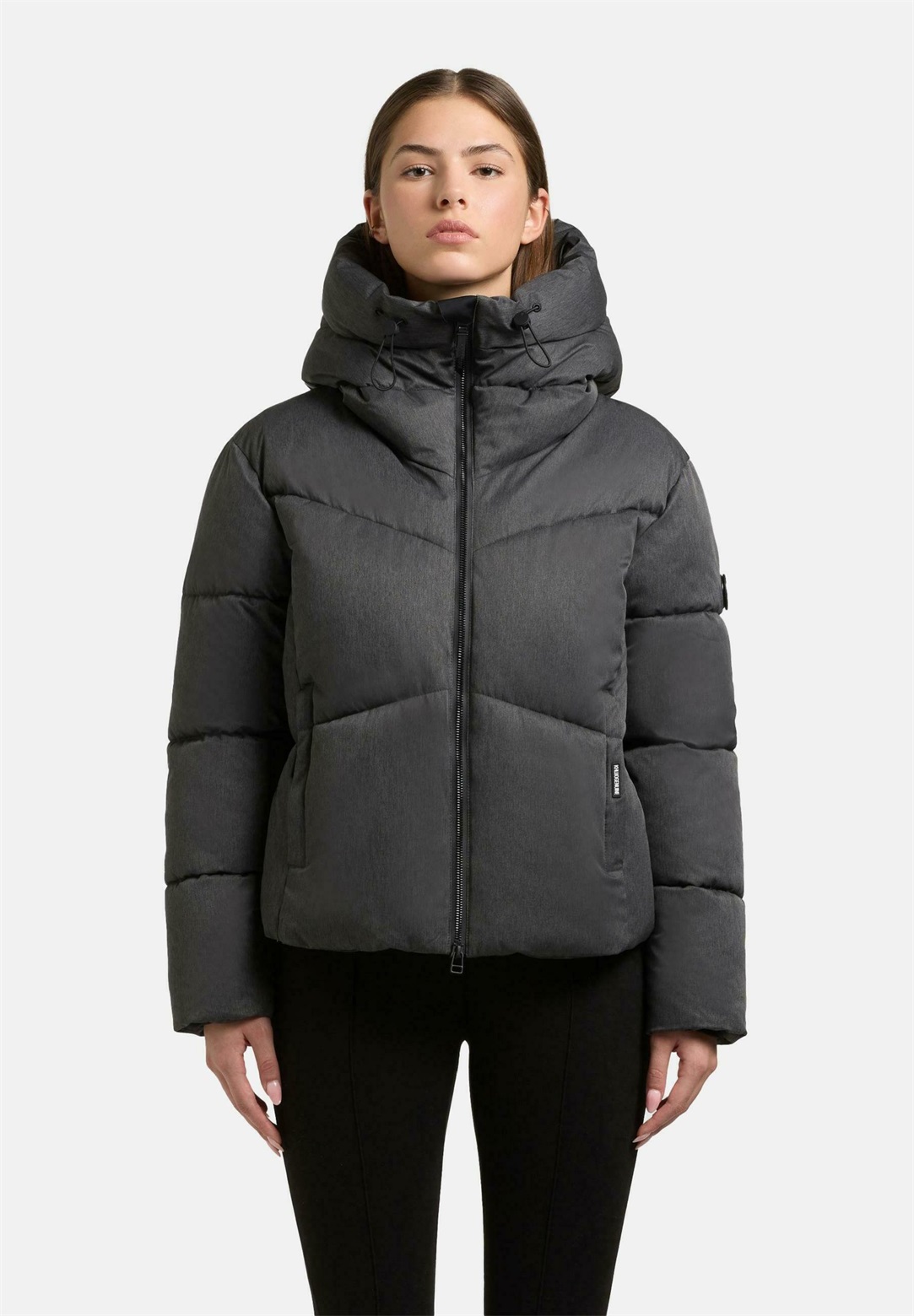 khujo MILLY - Winterjacke - dark melange grey/dunkelgrau