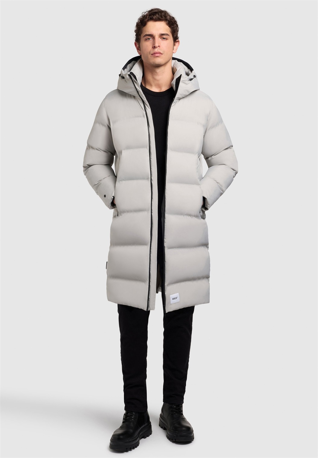 khujo CAIUS2 - Wintermantel - nimbus grey/hellgrau
