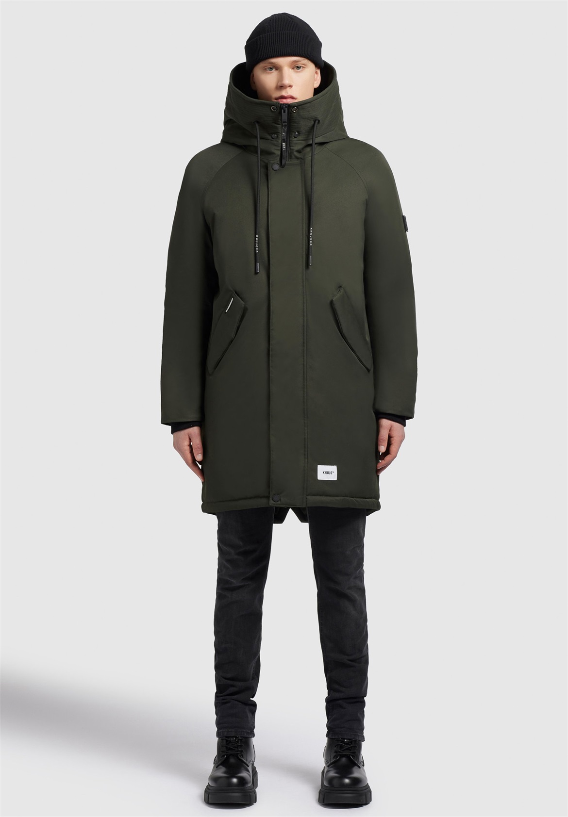 khujo HANT - Parka - dark green/dunkelgrün