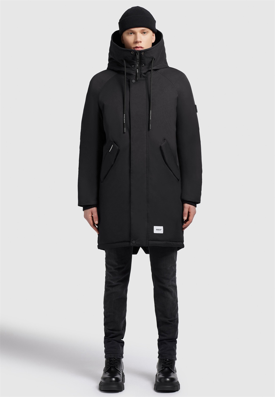 khujo HANT - Parka - black/schwarz