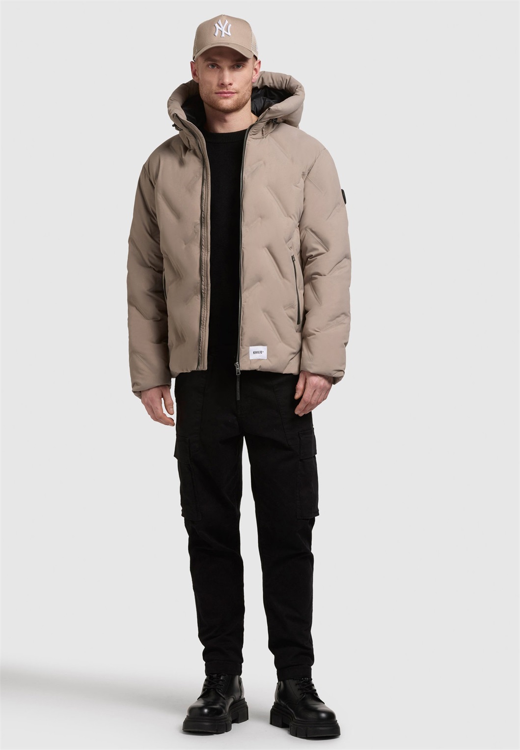 khujo ONERT - Winterjacke - greige/beige