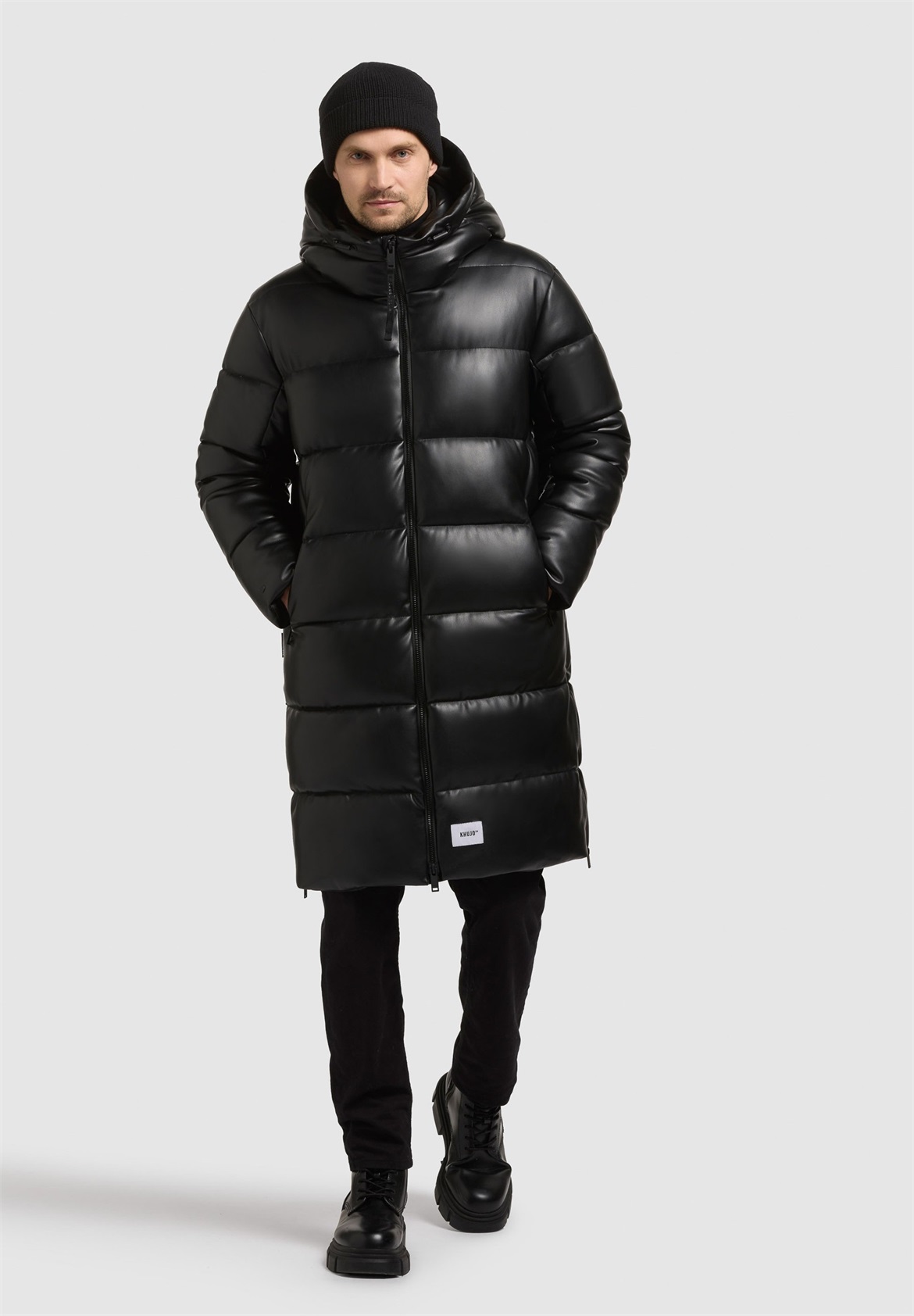 khujo EMMET - Wintermantel - black/schwarz