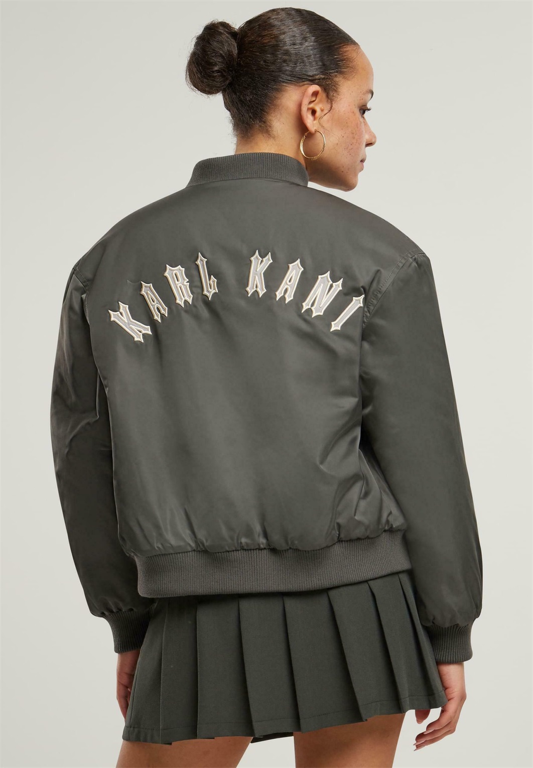 Karl Kani CHEST SIGNATURE - Bomberjacke - grey/grau