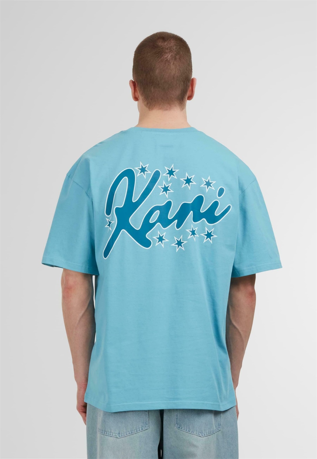 Karl Kani SIGNATURE STAR - T-Shirt print - blue/blau