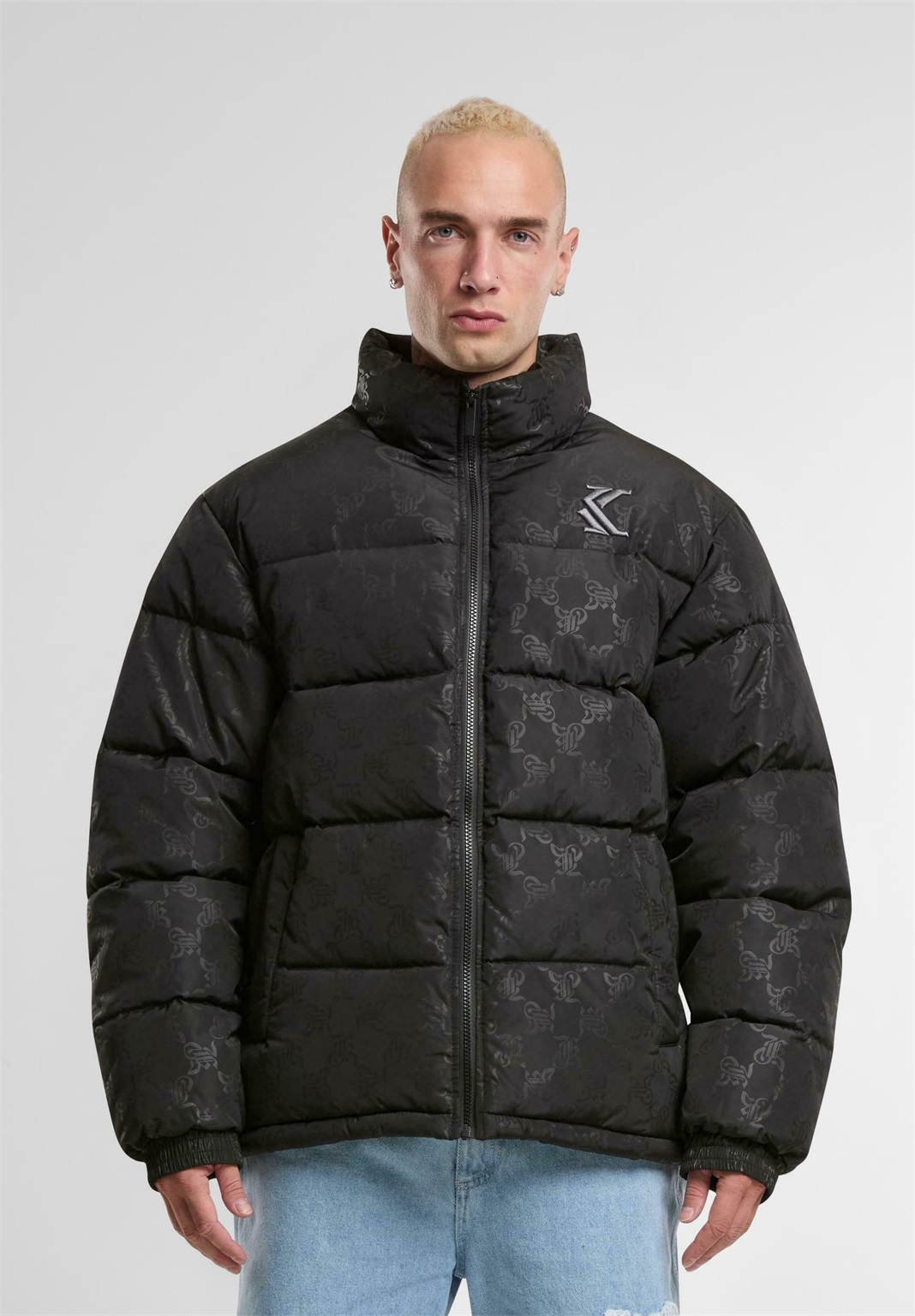 Karl Kani Wintermantel - black/schwarz