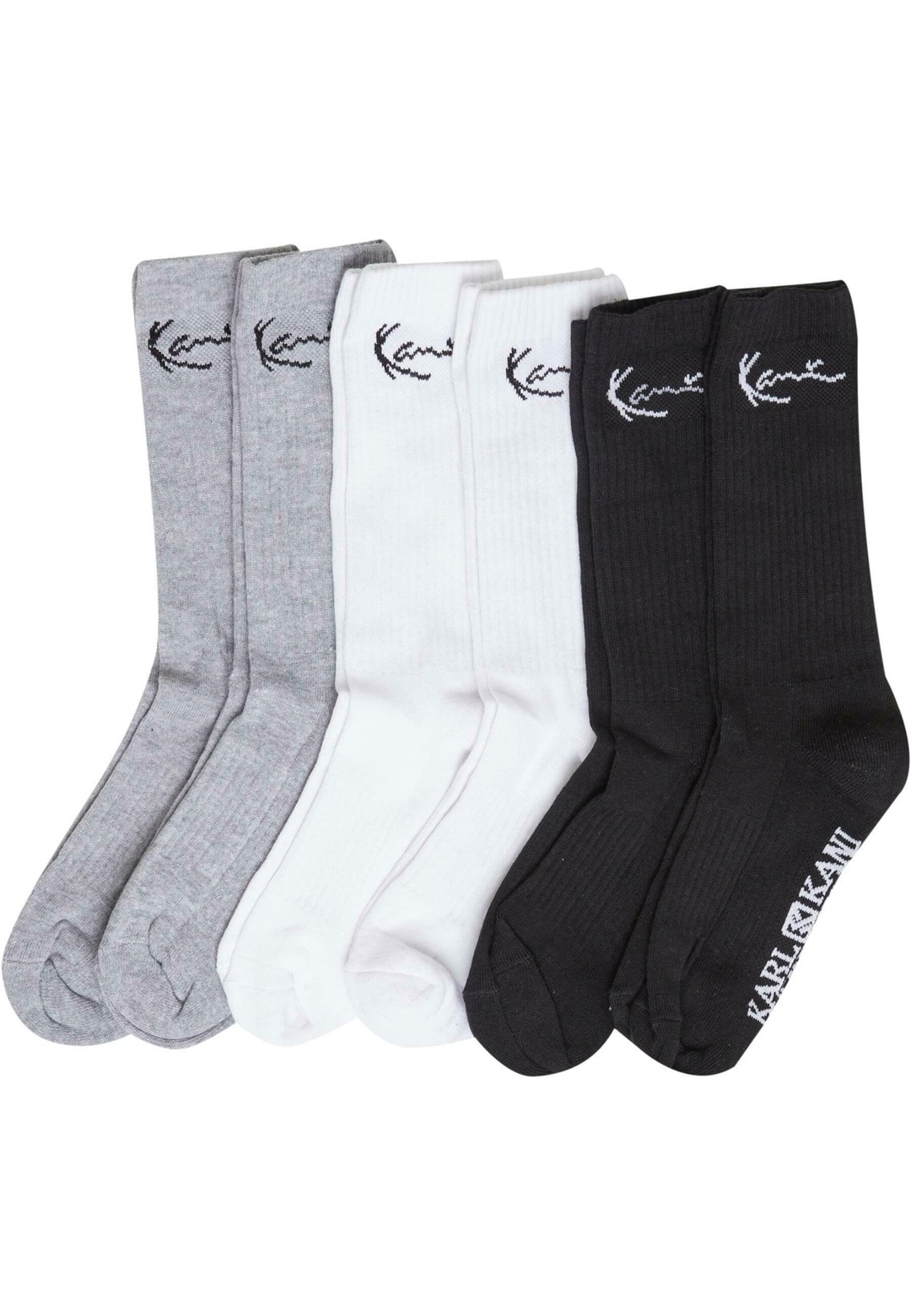 Karl Kani KARL KANI SIGNATURE SOCKS (8 PACK) - Socken - black grey white/mehrfarbig
