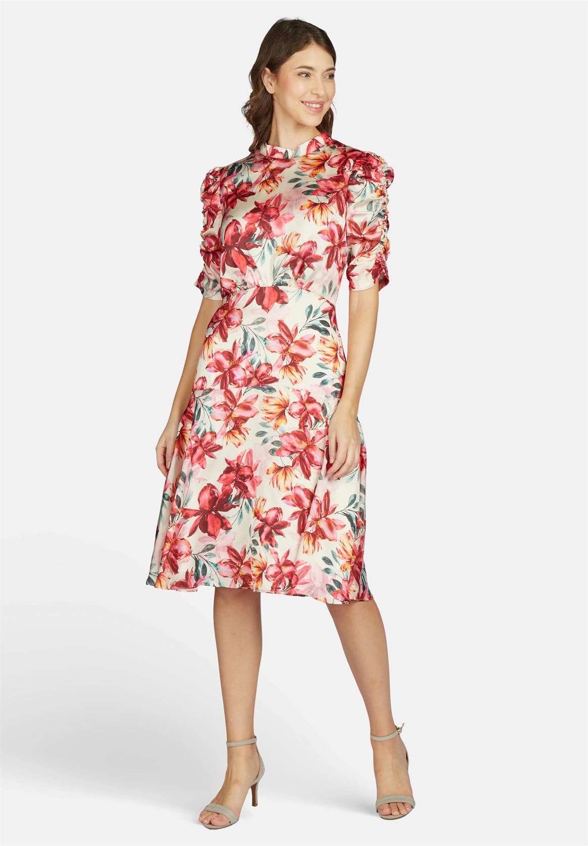 KLEO Cocktailkleid/festliches Kleid - rot