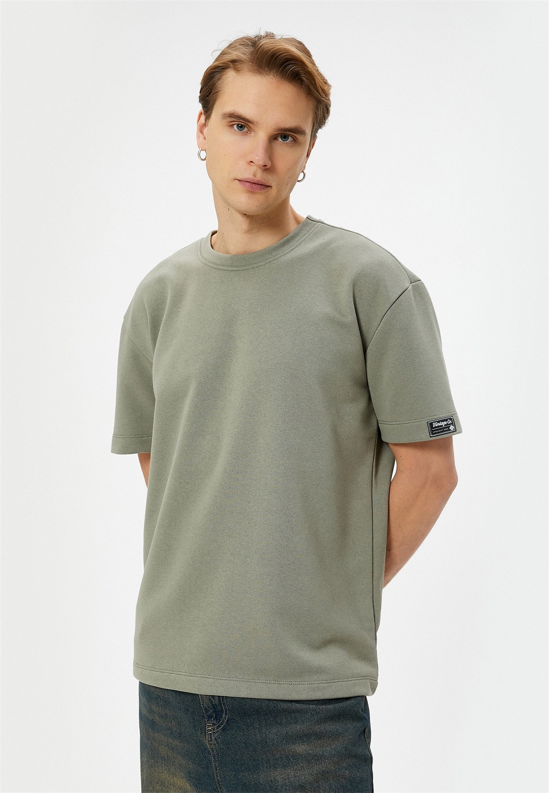 Koton T-Shirt basic - khaki